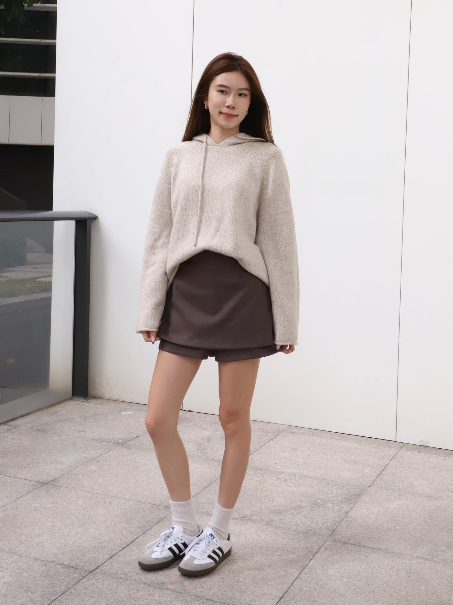 Hooded Oatmeal Sweater