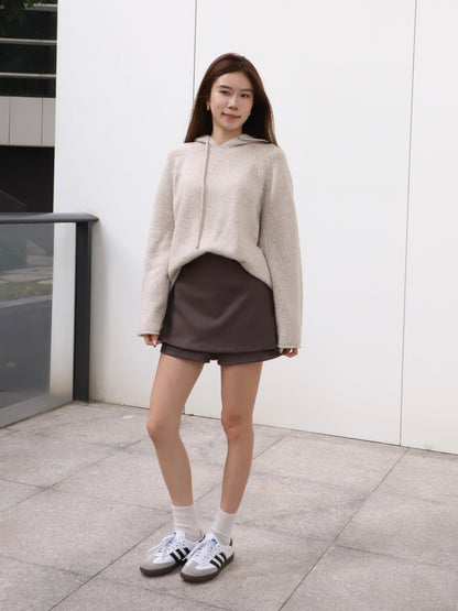 Hooded Oatmeal Sweater
