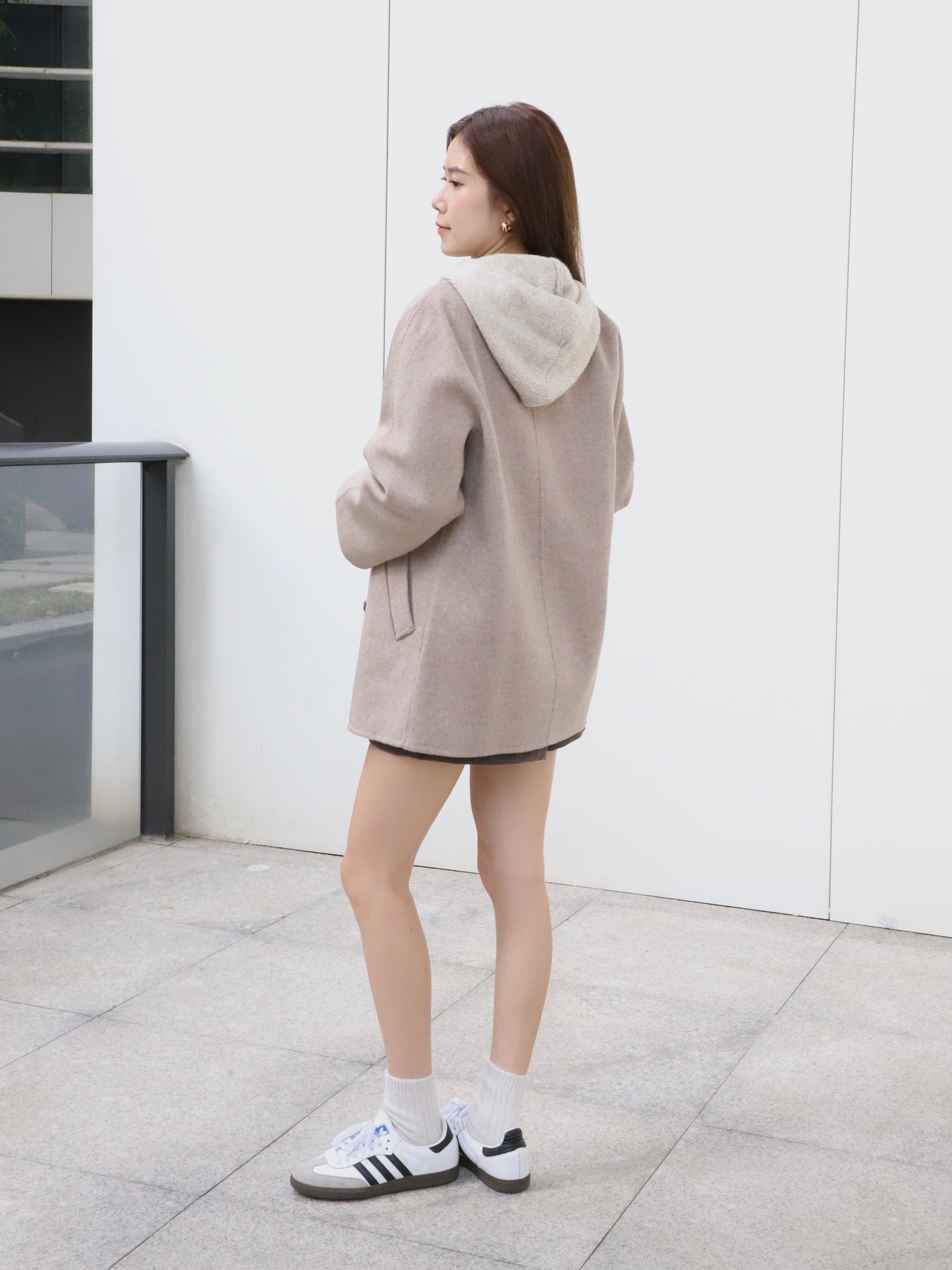 Doubled Wool Basic Coat