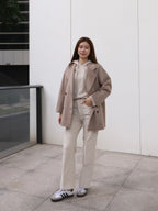Doubled Wool Basic Coat
