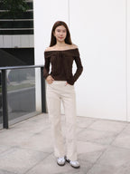 Velvet Wide Leg Pants