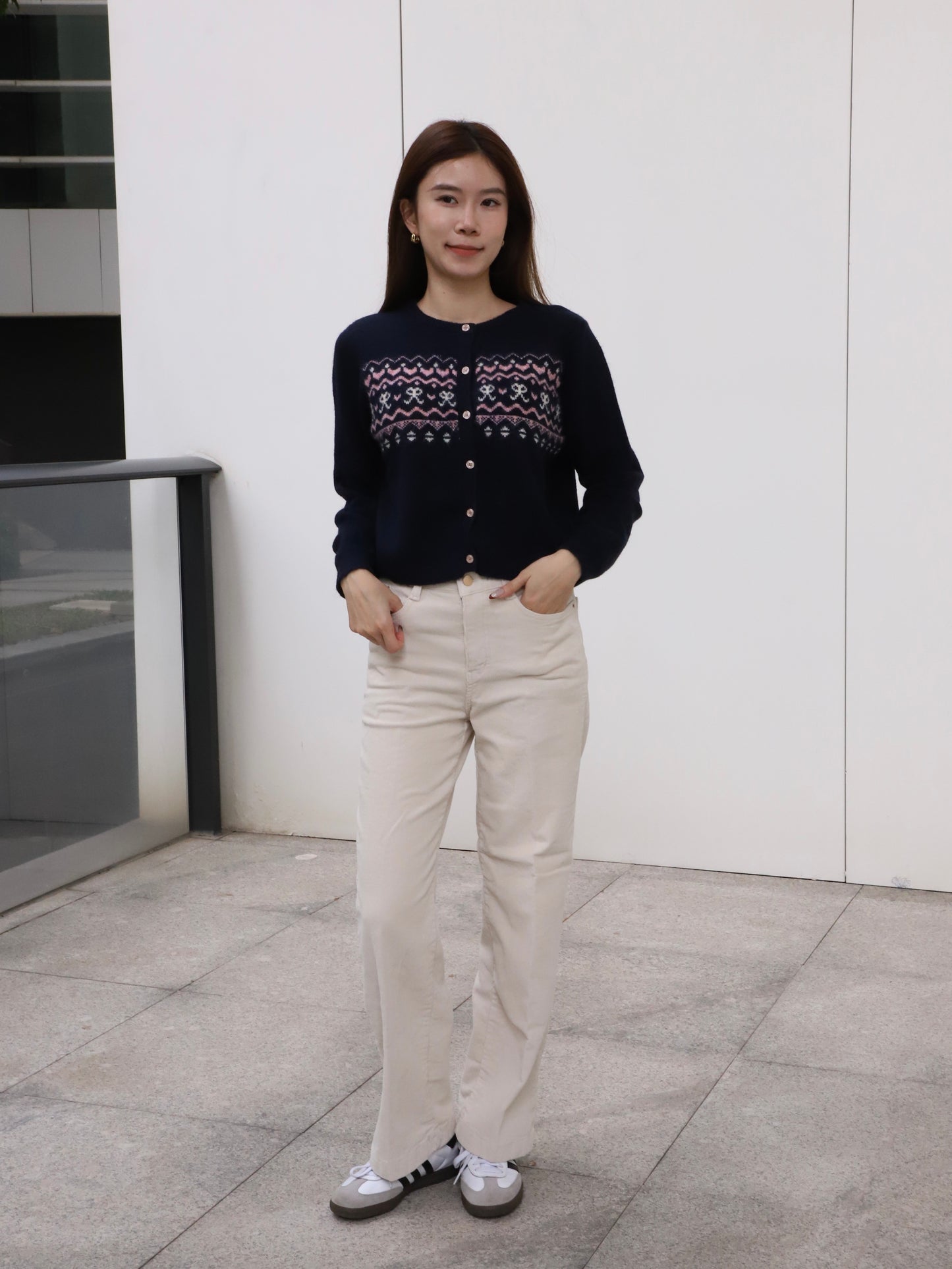 Christmasy Ribbon Cardigan