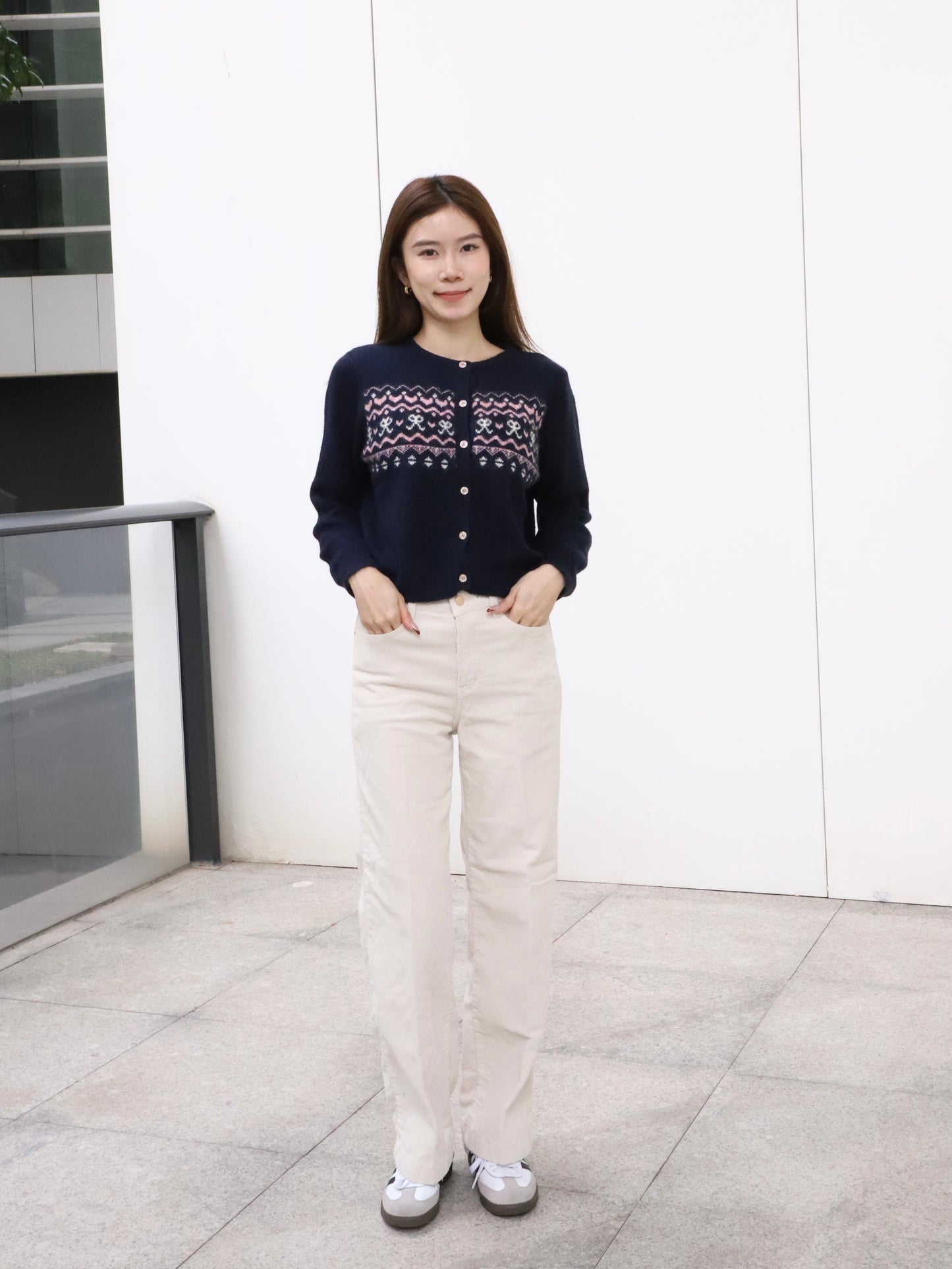 Christmasy Ribbon Cardigan