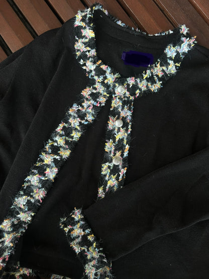 Colourful Tweed Cardigan