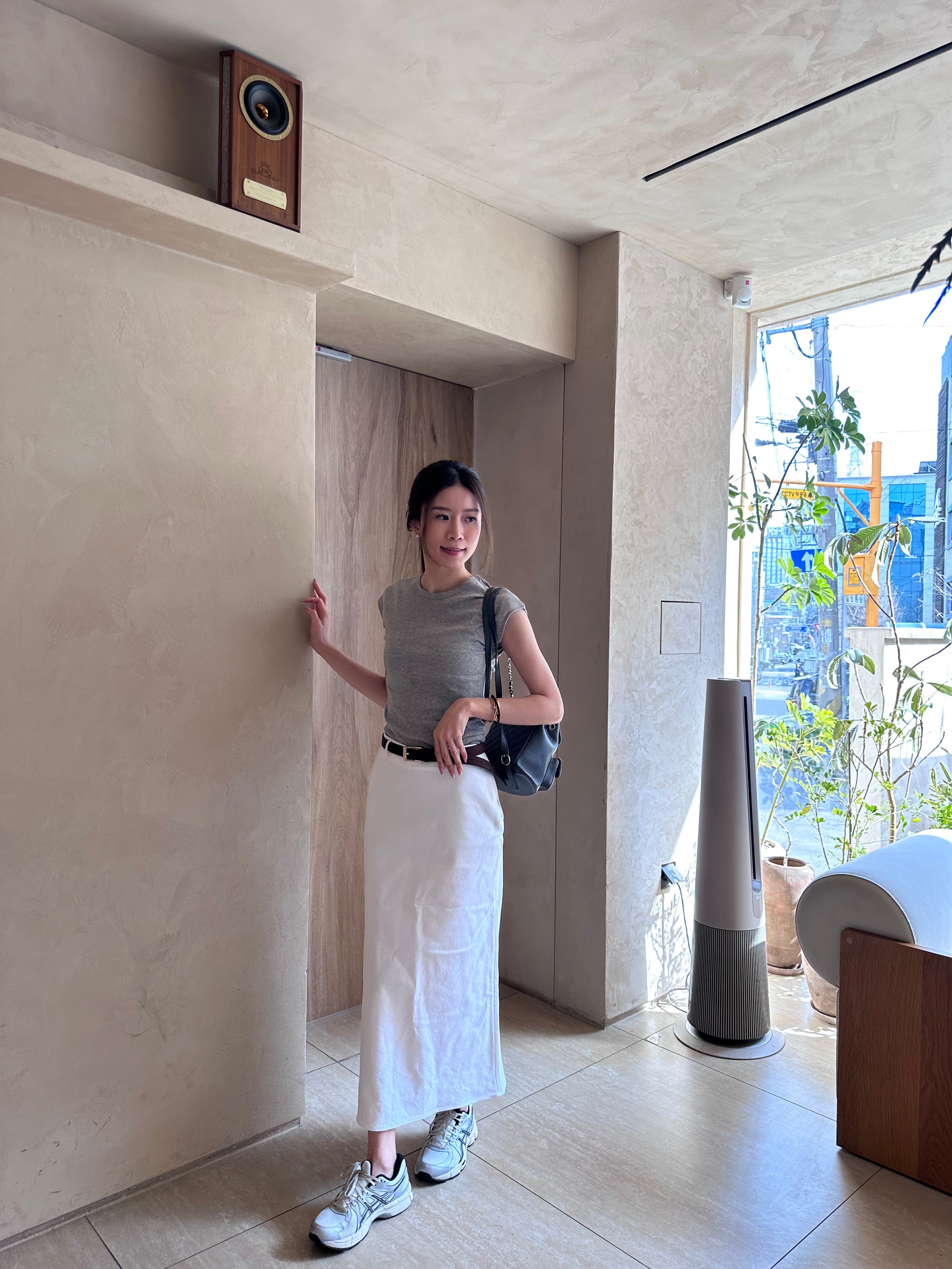 Denim Mermaid White Skirt (without belt)