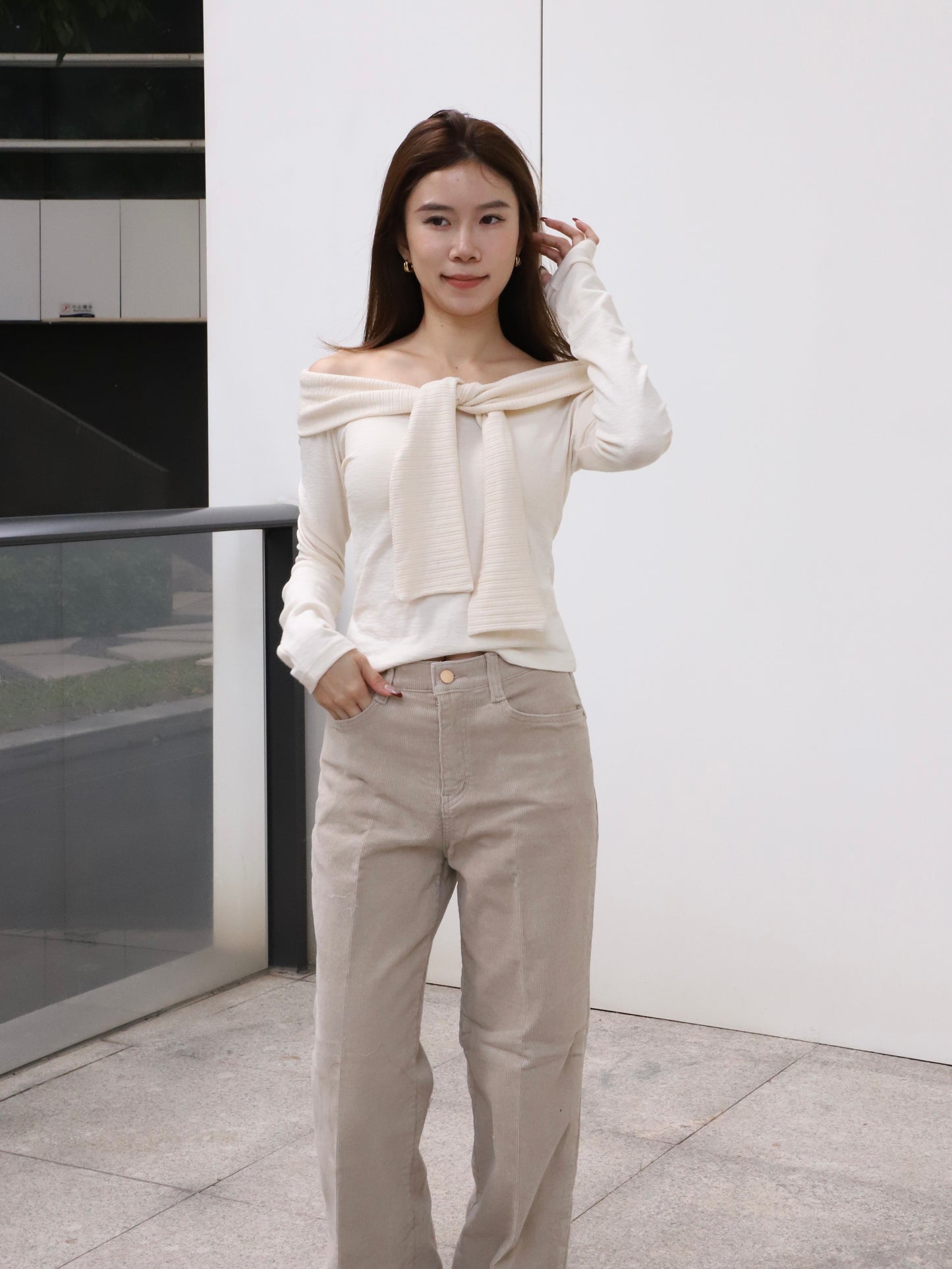 Velvet Wide Leg Pants