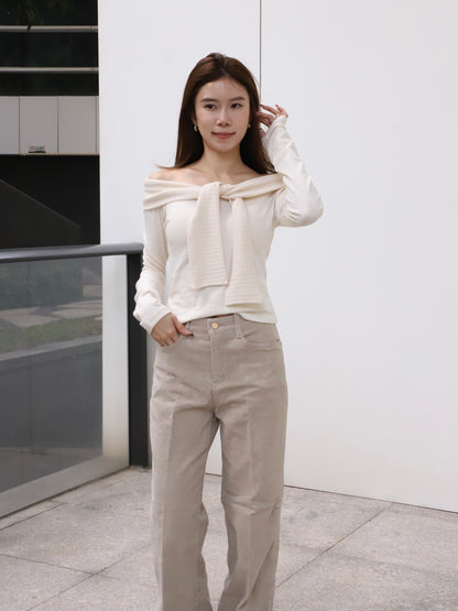 Velvet Wide Leg Pants