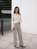 Velvet Wide Leg Pants