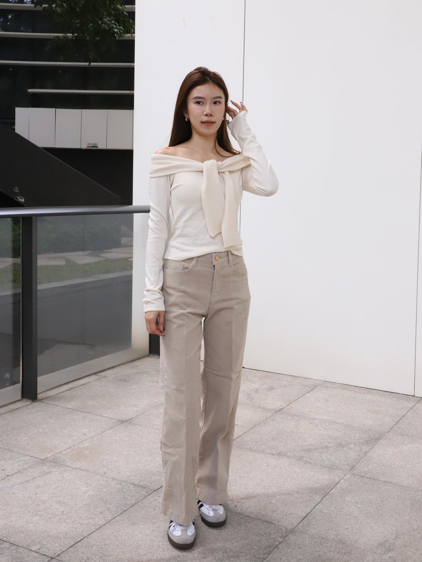 Velvet Wide Leg Pants