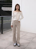 Velvet Wide Leg Pants