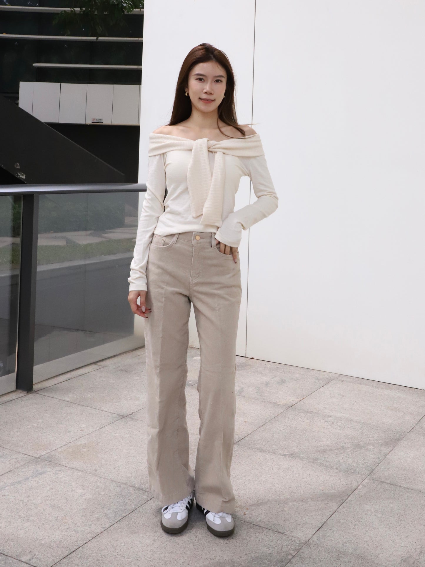 Velvet Wide Leg Pants