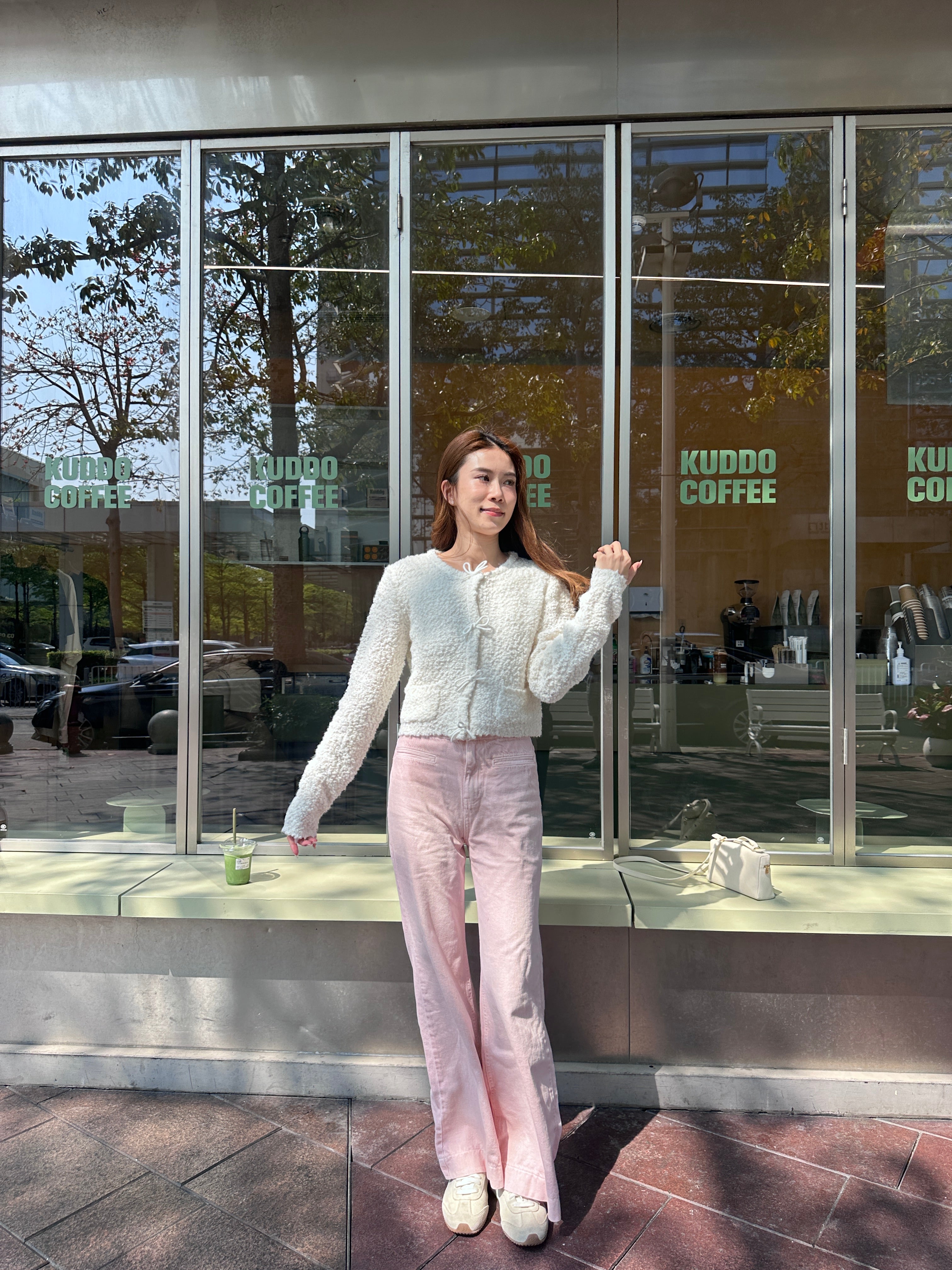 Small Ribbon Spring Cardigan