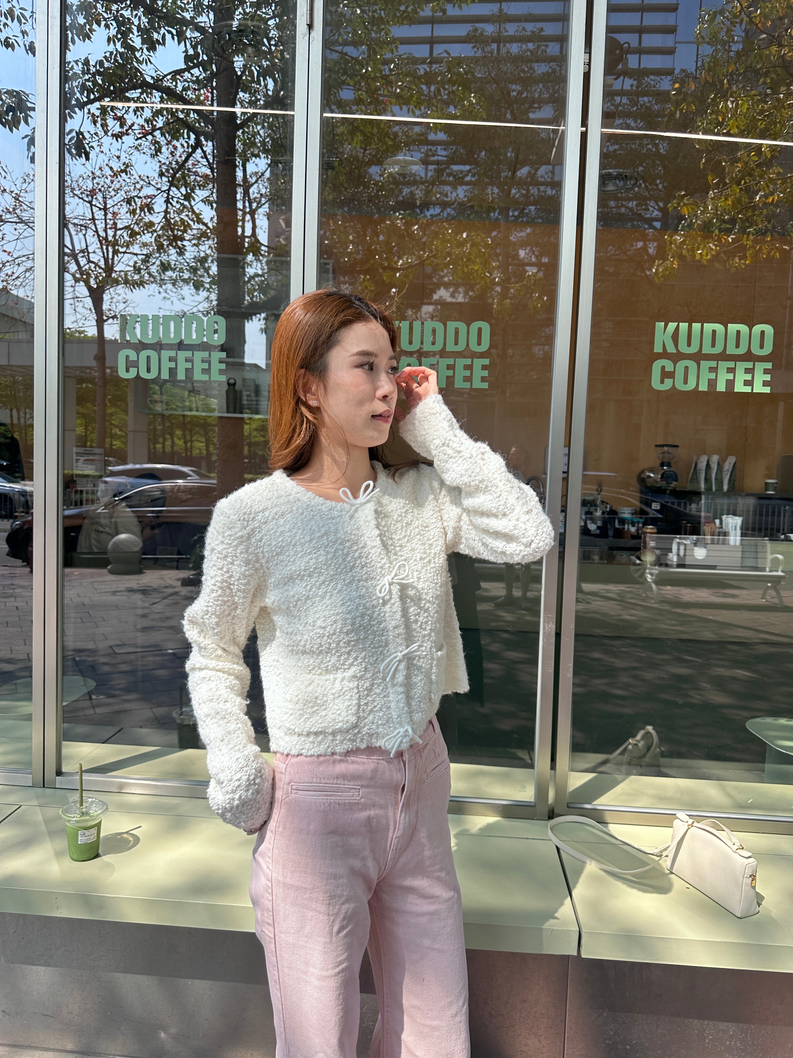 Small Ribbon Spring Cardigan