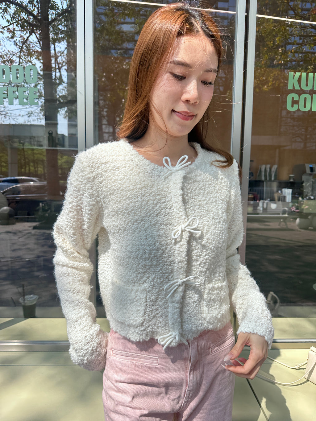 Small Ribbon Spring Cardigan