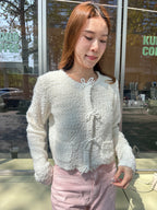 Small Ribbon Spring Cardigan