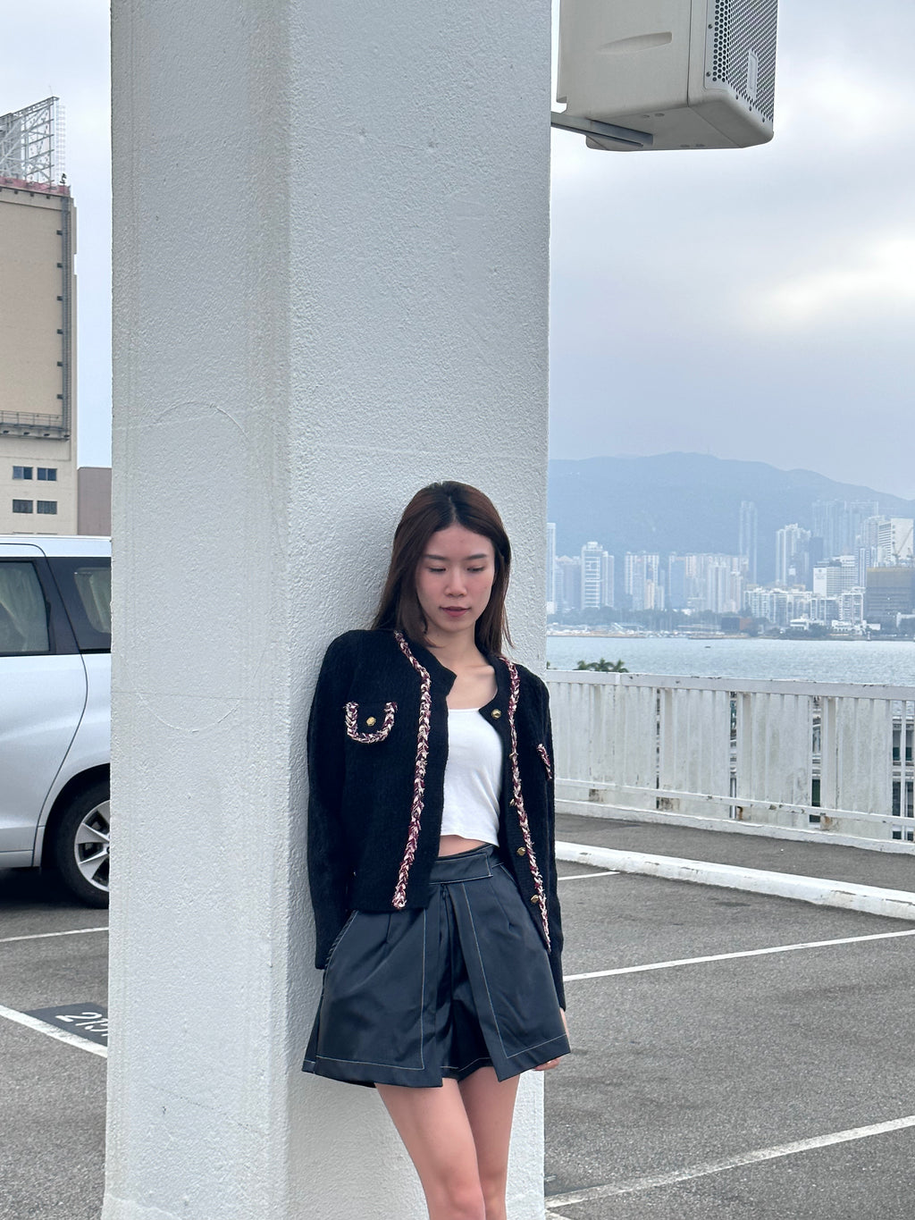 CNY Tweed Cardigan