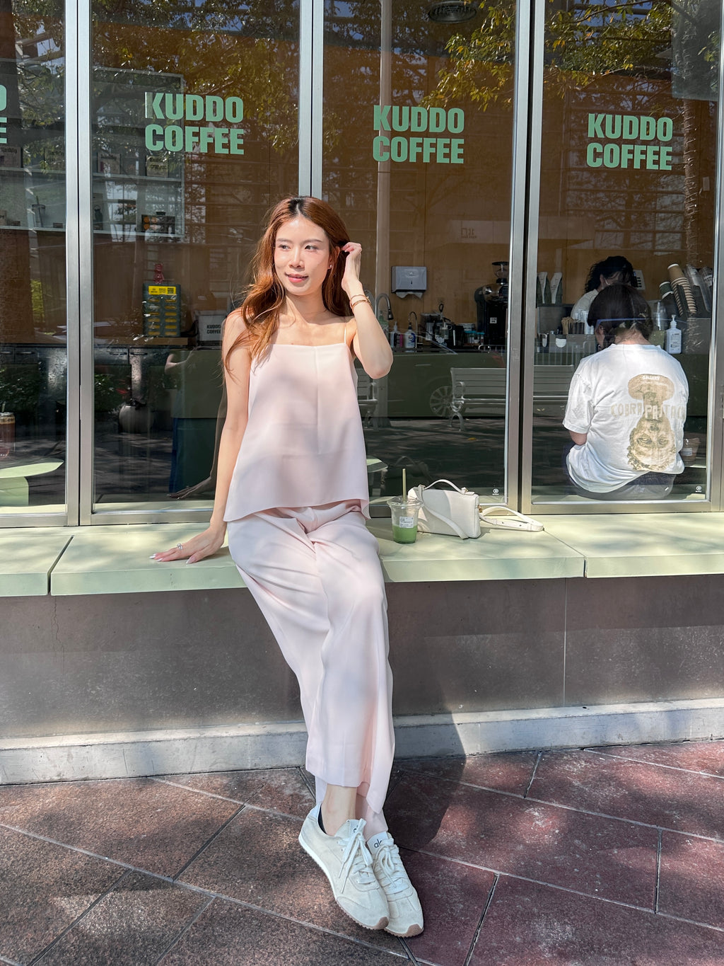 Chiffon Office Tank & Pants Set