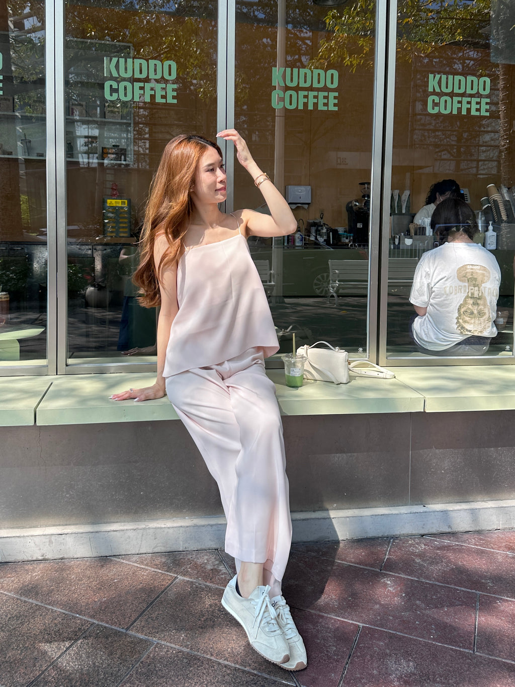 Chiffon Office Tank & Pants Set