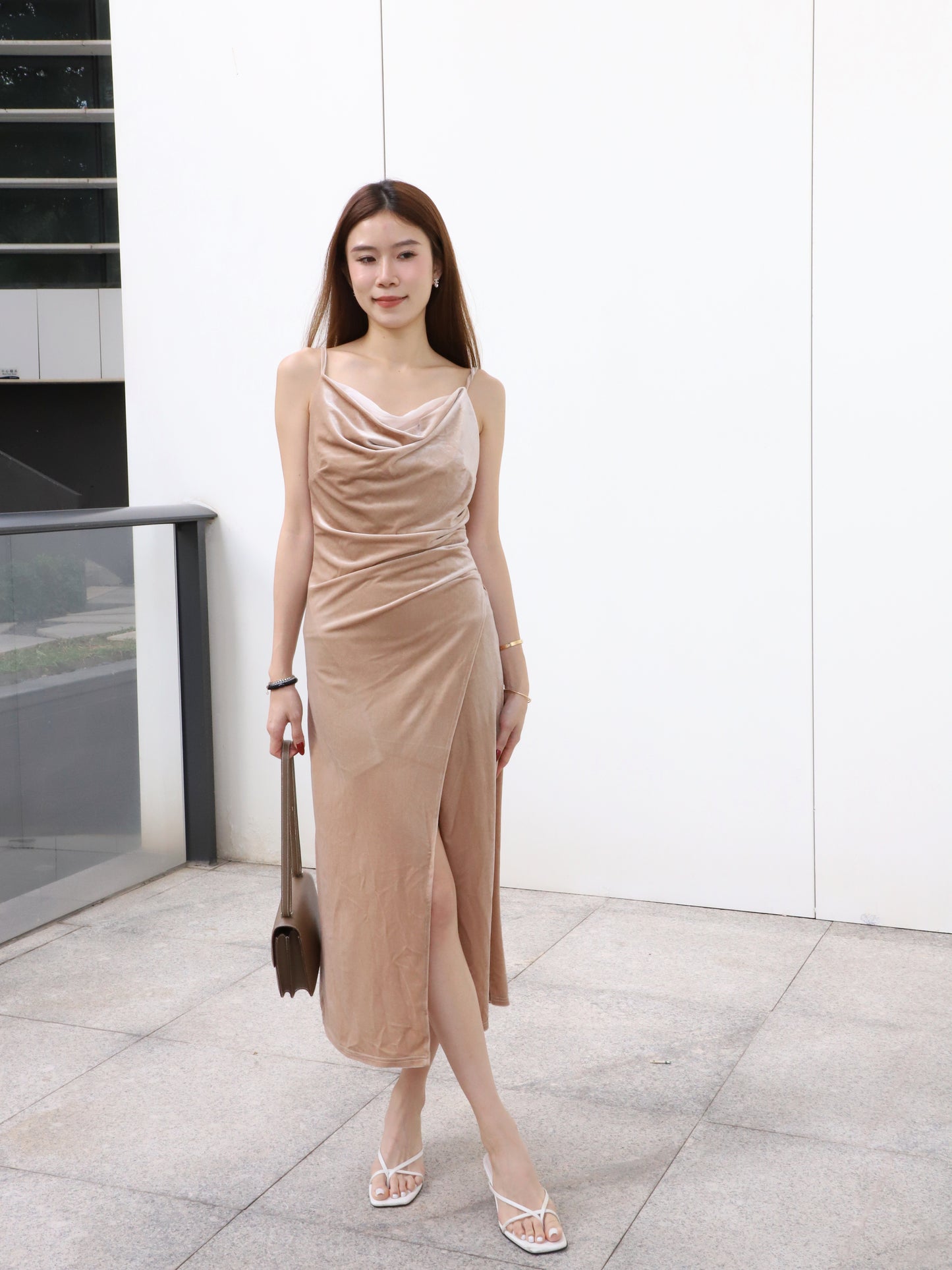 ashchic made Velvet Maxi Dress