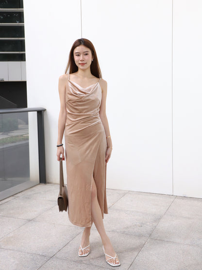 ashchic made Velvet Maxi Dress