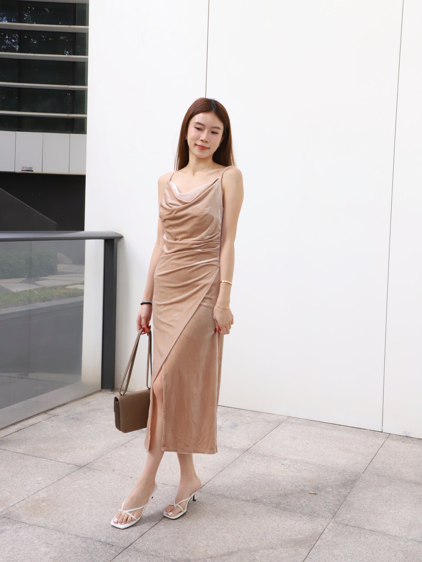 ashchic made Velvet Maxi Dress