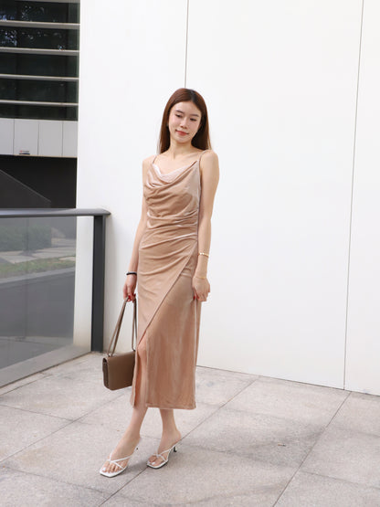 ashchic made Velvet Maxi Dress