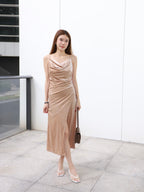 ashchic made Velvet Maxi Dress