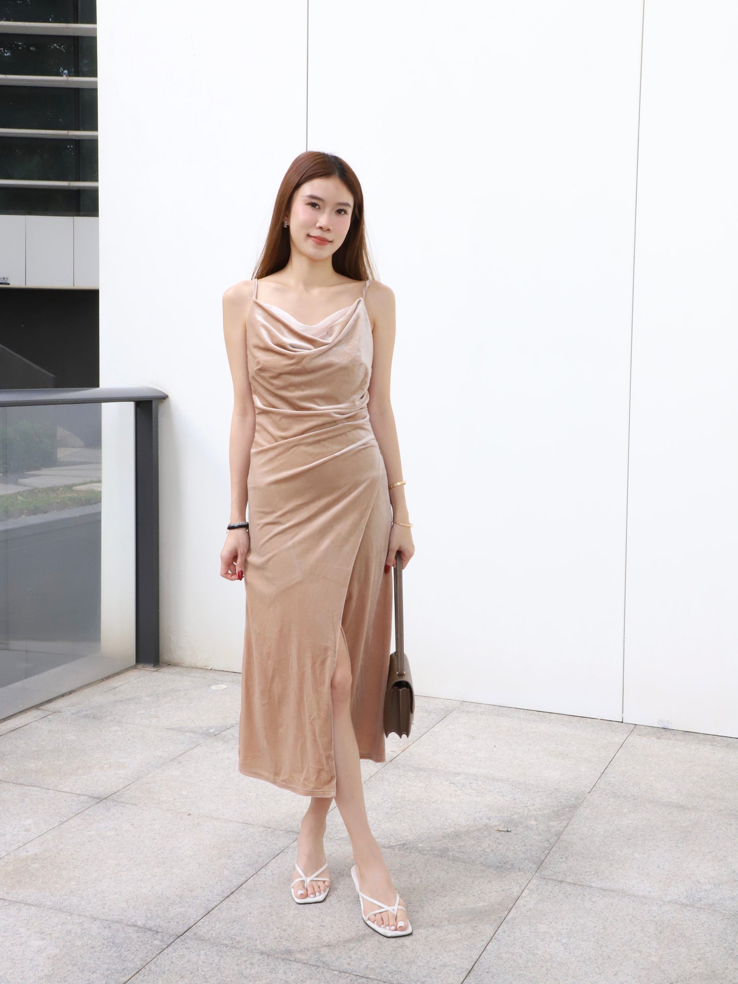 ashchic made Velvet Maxi Dress