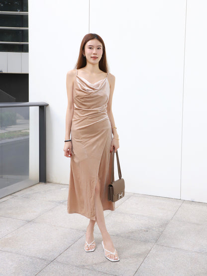 ashchic made Velvet Maxi Dress