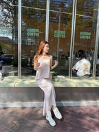 Chiffon Office Tank & Pants Set