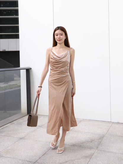 ashchic made Velvet Maxi Dress
