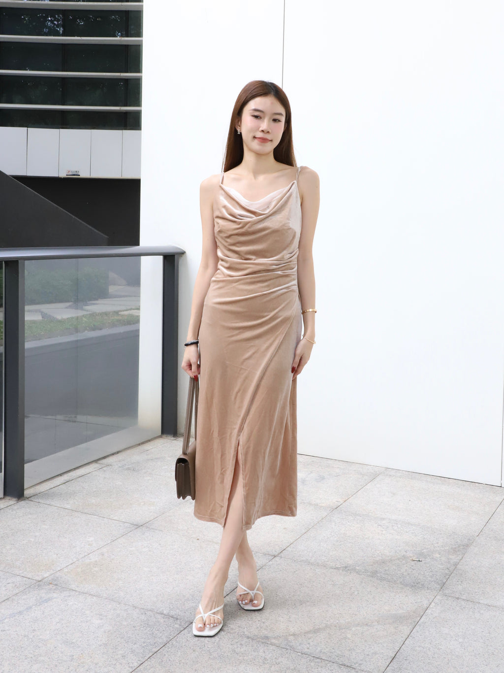 ashchic made Velvet Maxi Dress