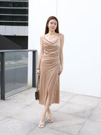 ashchic made Velvet Maxi Dress