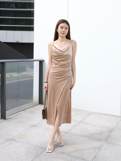 ashchic made Velvet Maxi Dress