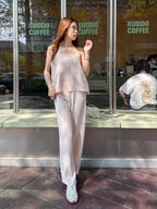 Chiffon Office Tank & Pants Set