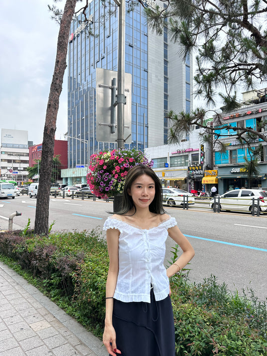 Garden Lace Ruffles T Top