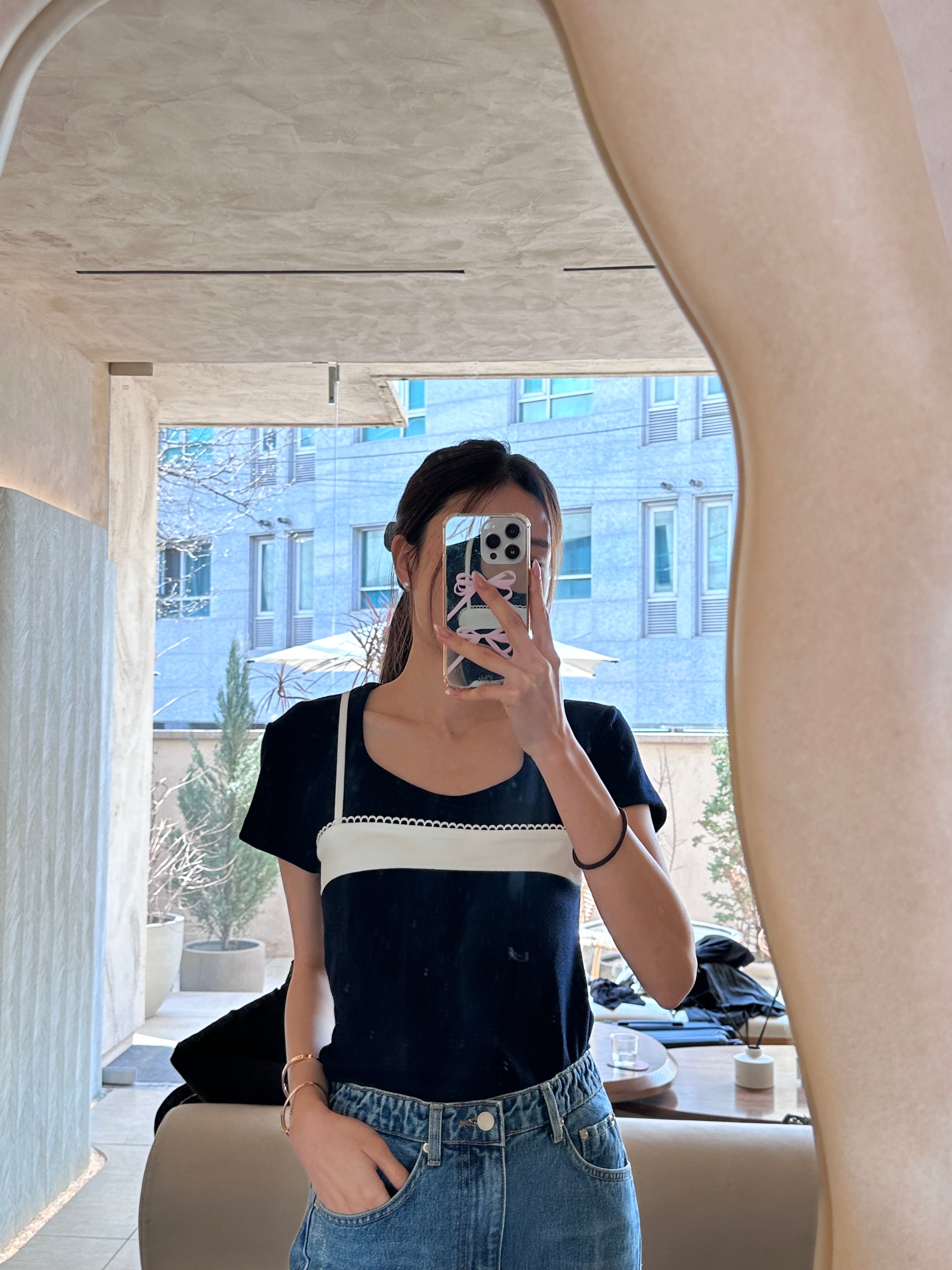 Lacey Pure Cotton T Top