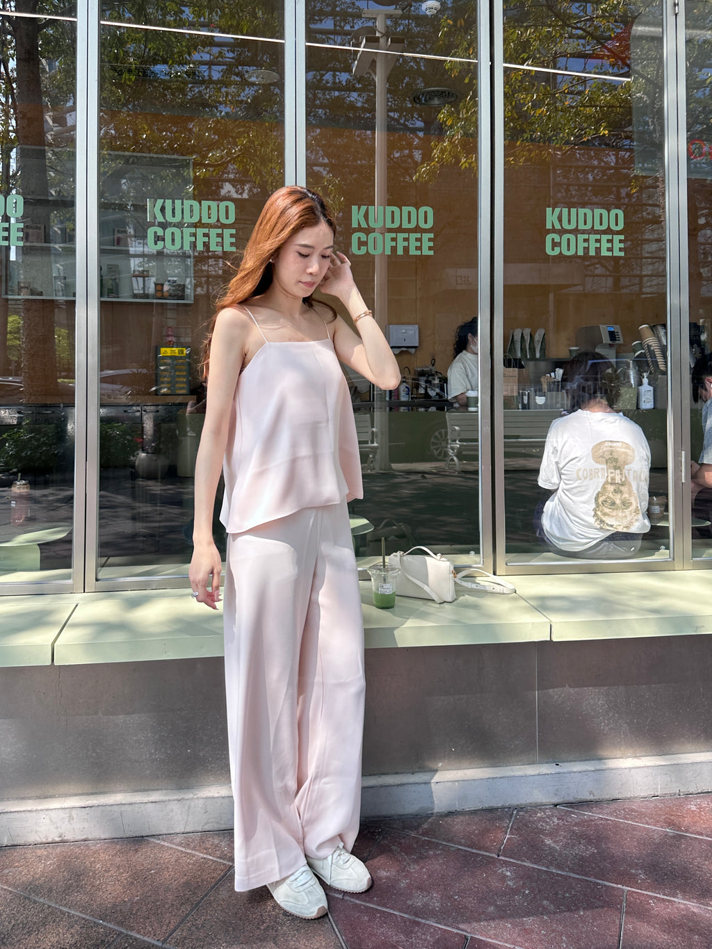 Chiffon Office Tank & Pants Set