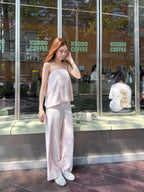 Chiffon Office Tank & Pants Set