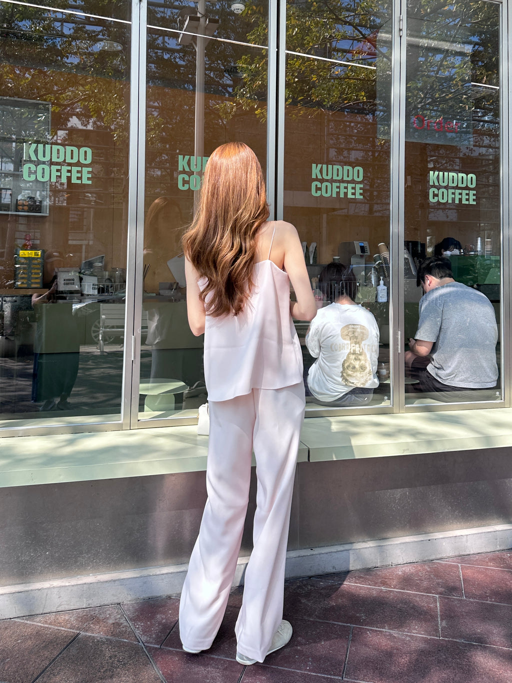 Chiffon Office Tank & Pants Set