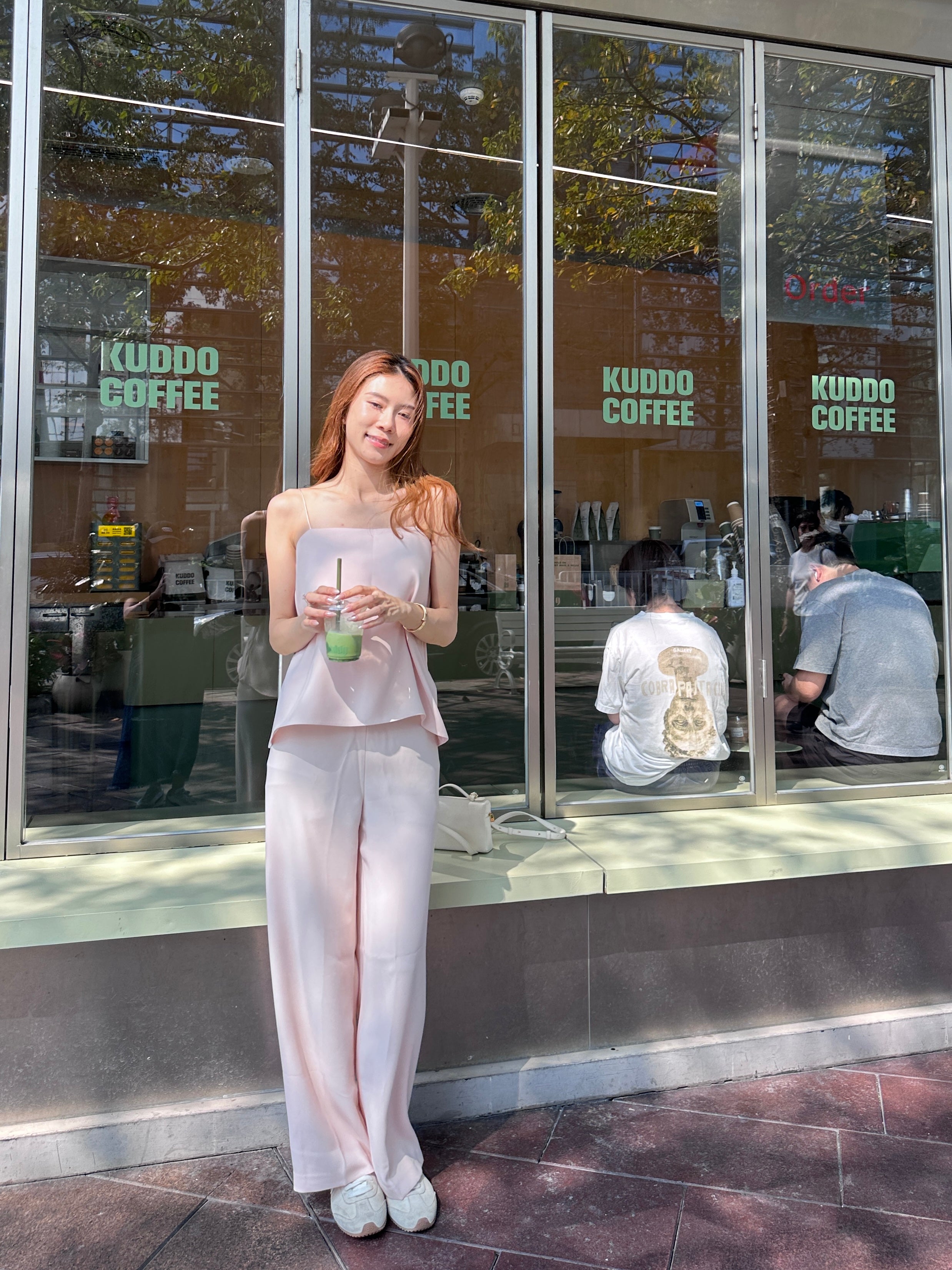 Chiffon Office Tank & Pants Set