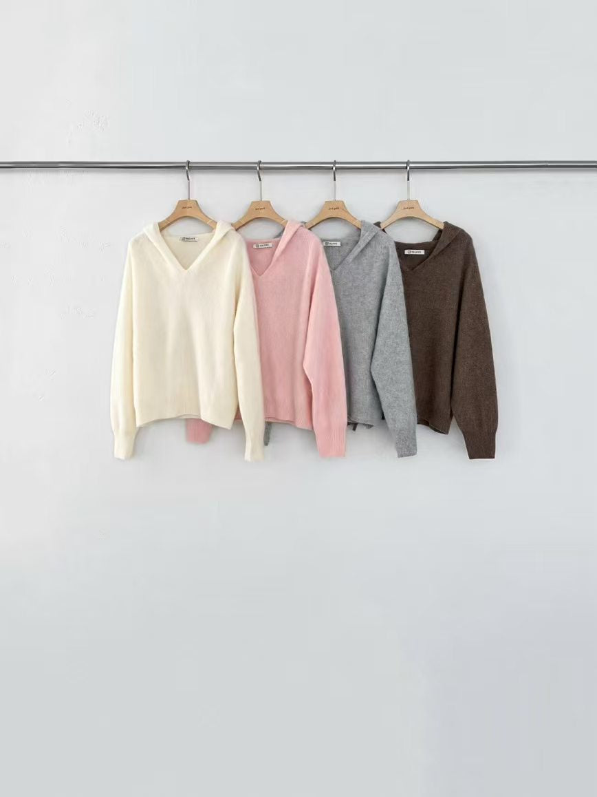 Hooded Knit Top