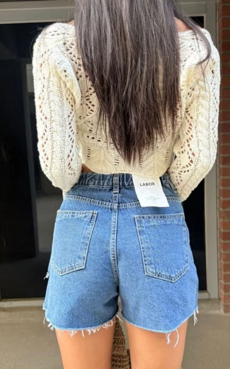 No.050 High Waisted Shorts