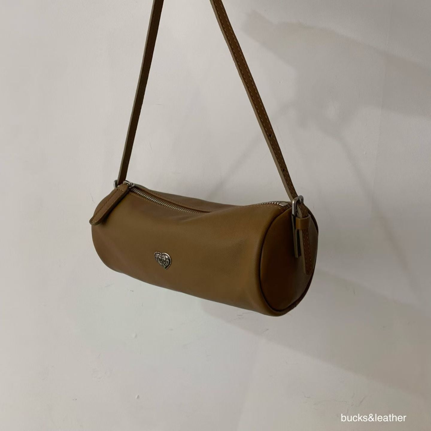 Real Leather Logo Bag