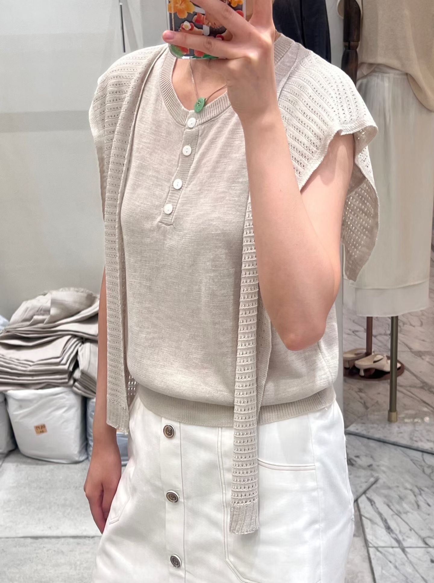 Knitted T Top Set
