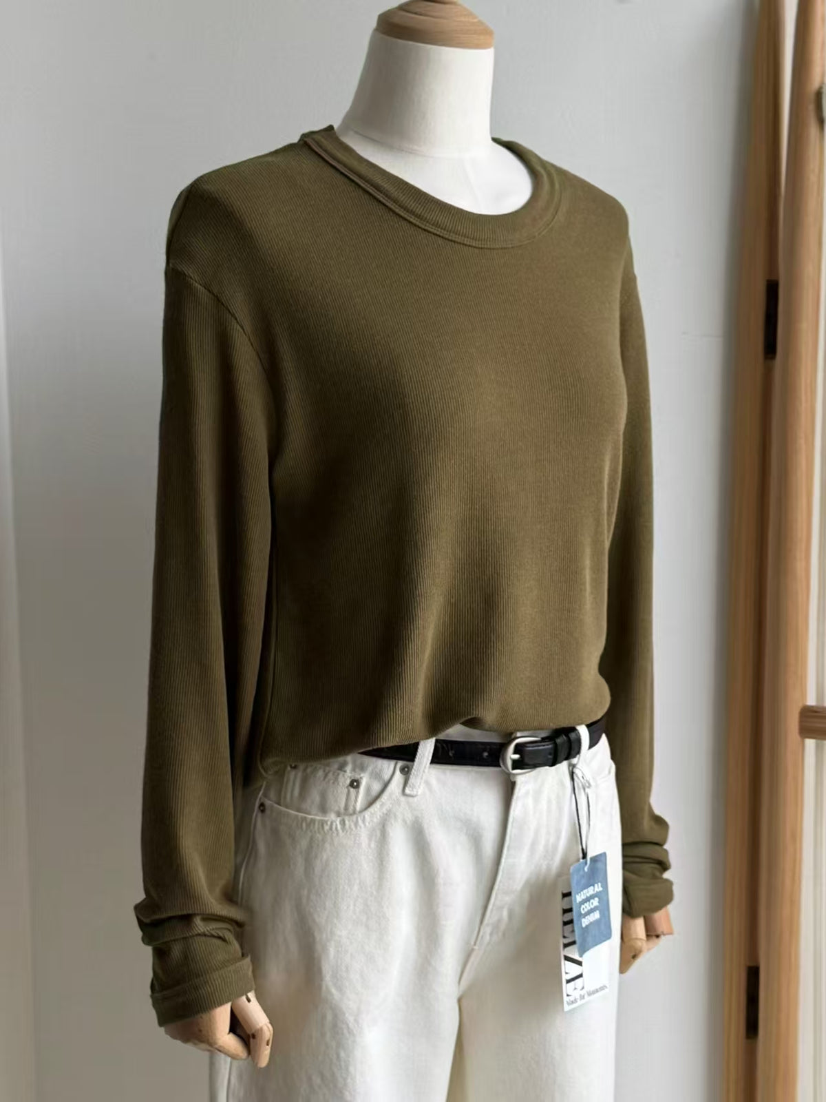 Round Neck Long Sleeve Top