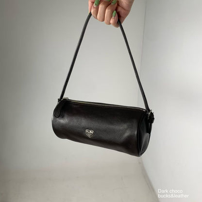 Real Leather Logo Bag