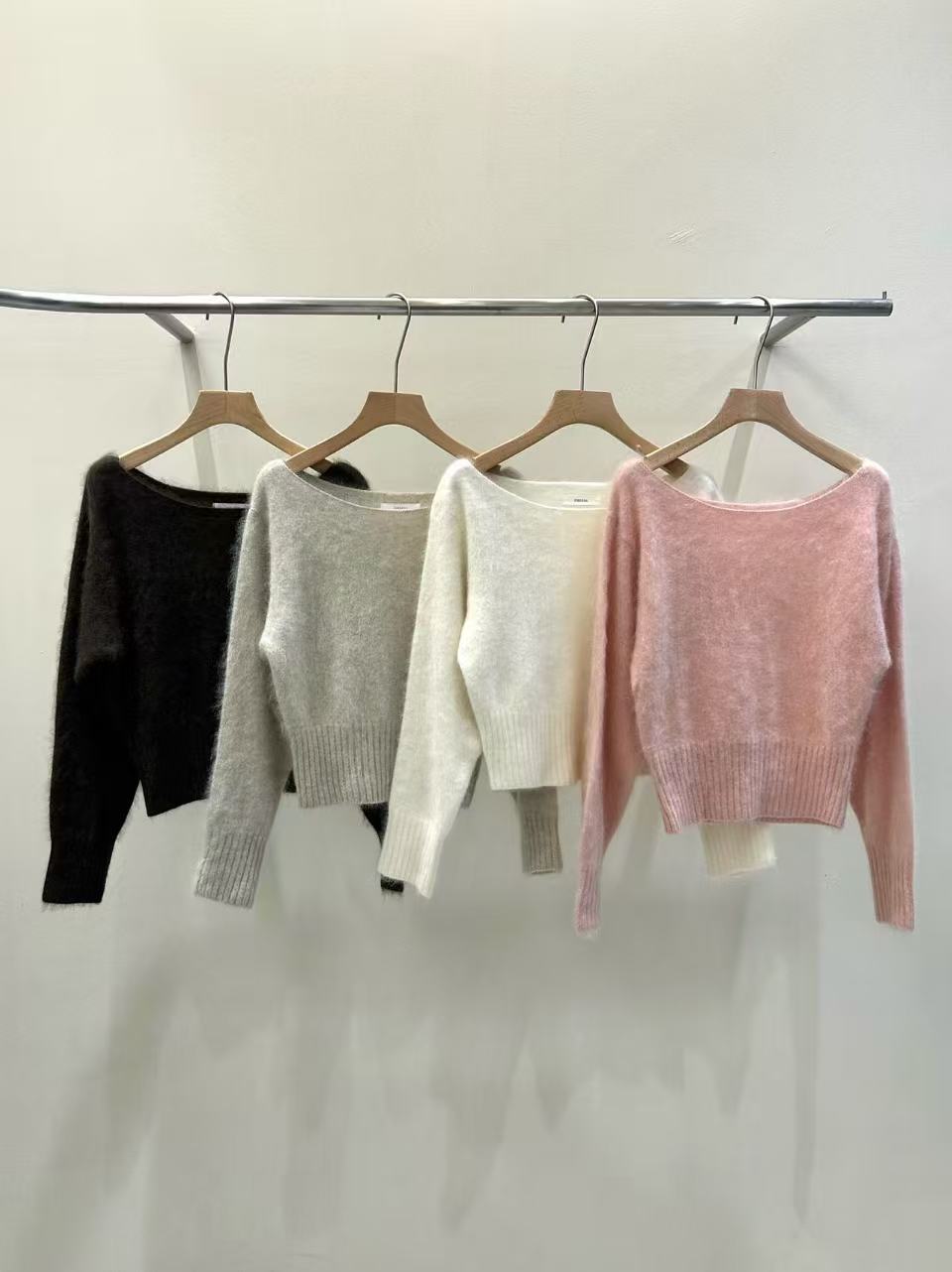 Boat Neck Soft Knit Top
