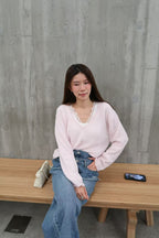 Loose V Neck Top