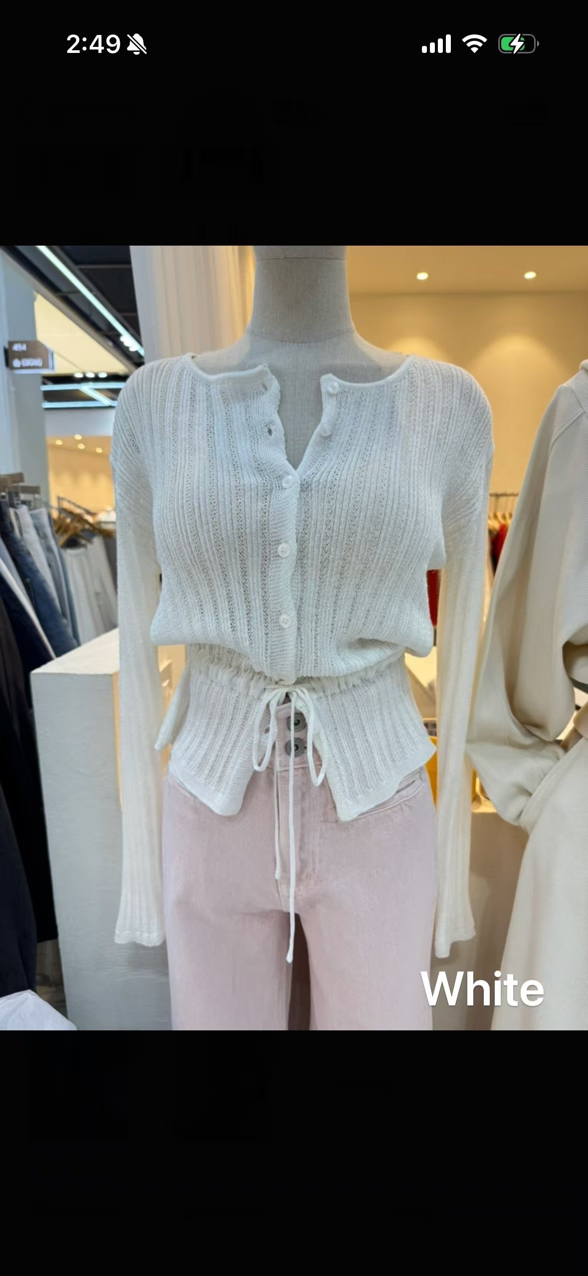 Linen Tied Waist Cardigan
